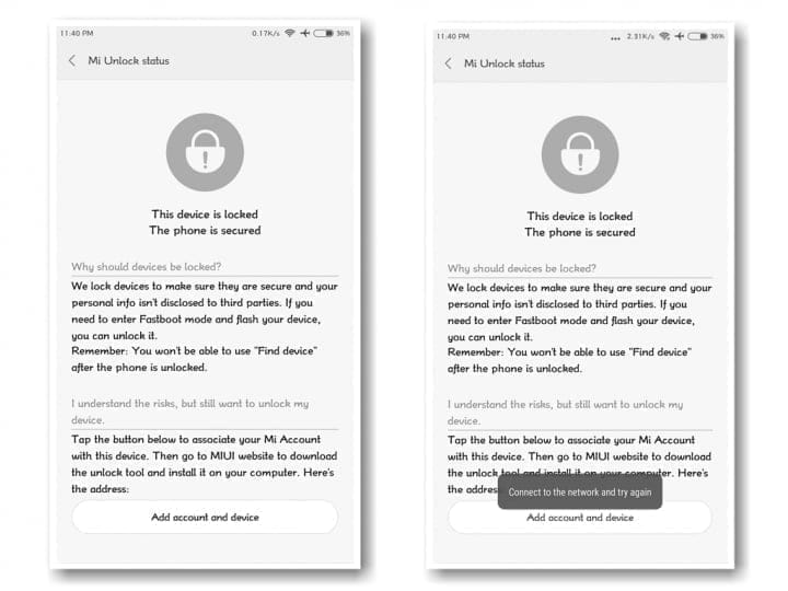 Detailed guide to unlock the bootloader on Xiaomi devices