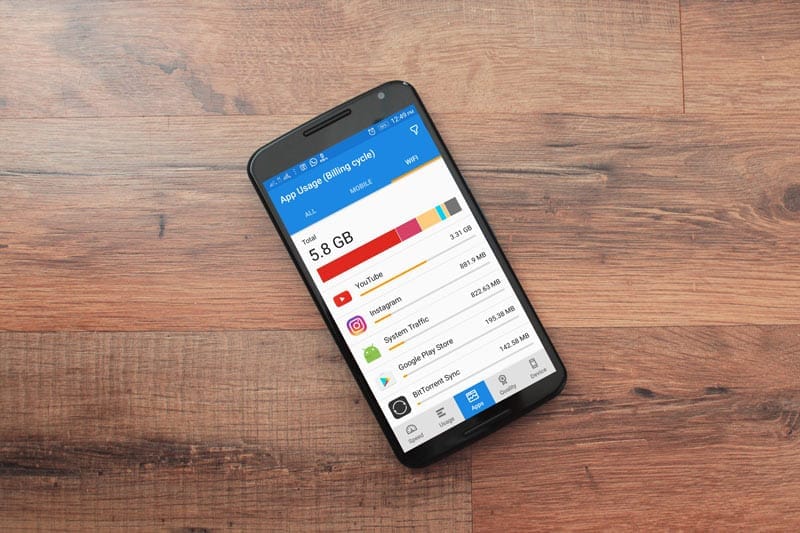Restrict apps data network usage in Android