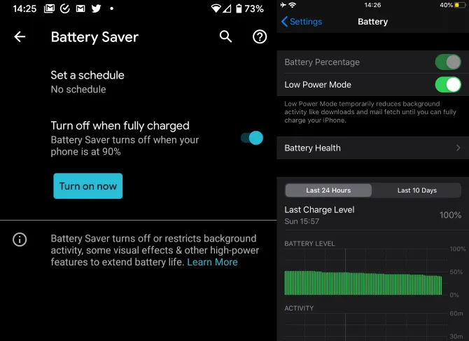 charge speed and schedule