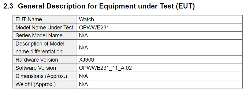 Accordibng to the FCC OnePlus Watch 2 has a 64% larger battery then Pixel Watch 2, 4 OnePlus Watch 2 FCC details