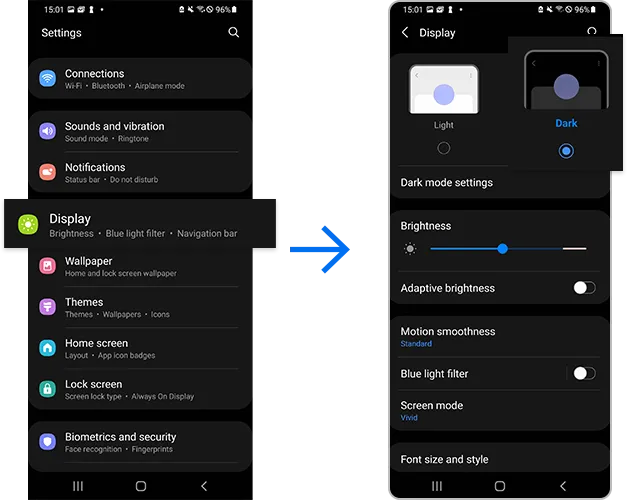 dark mode enable 2