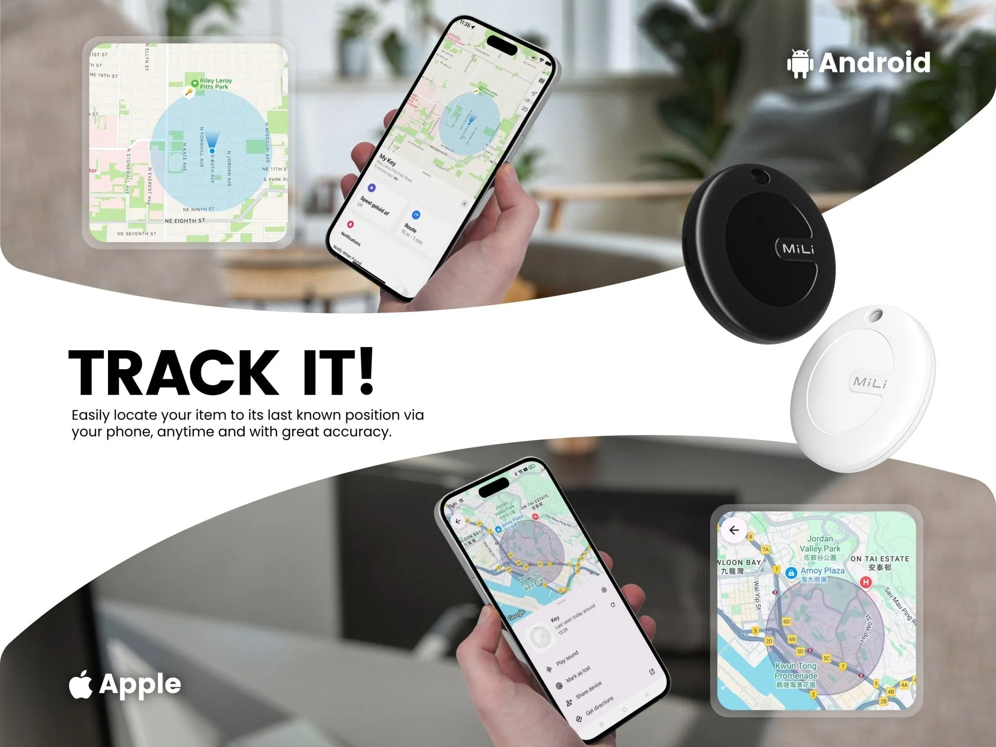 MiTag Duo – works with Android and iOS