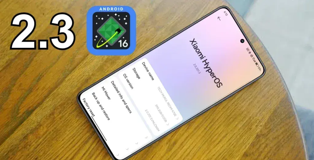 The complete feature list of HyperOS 2.3 update