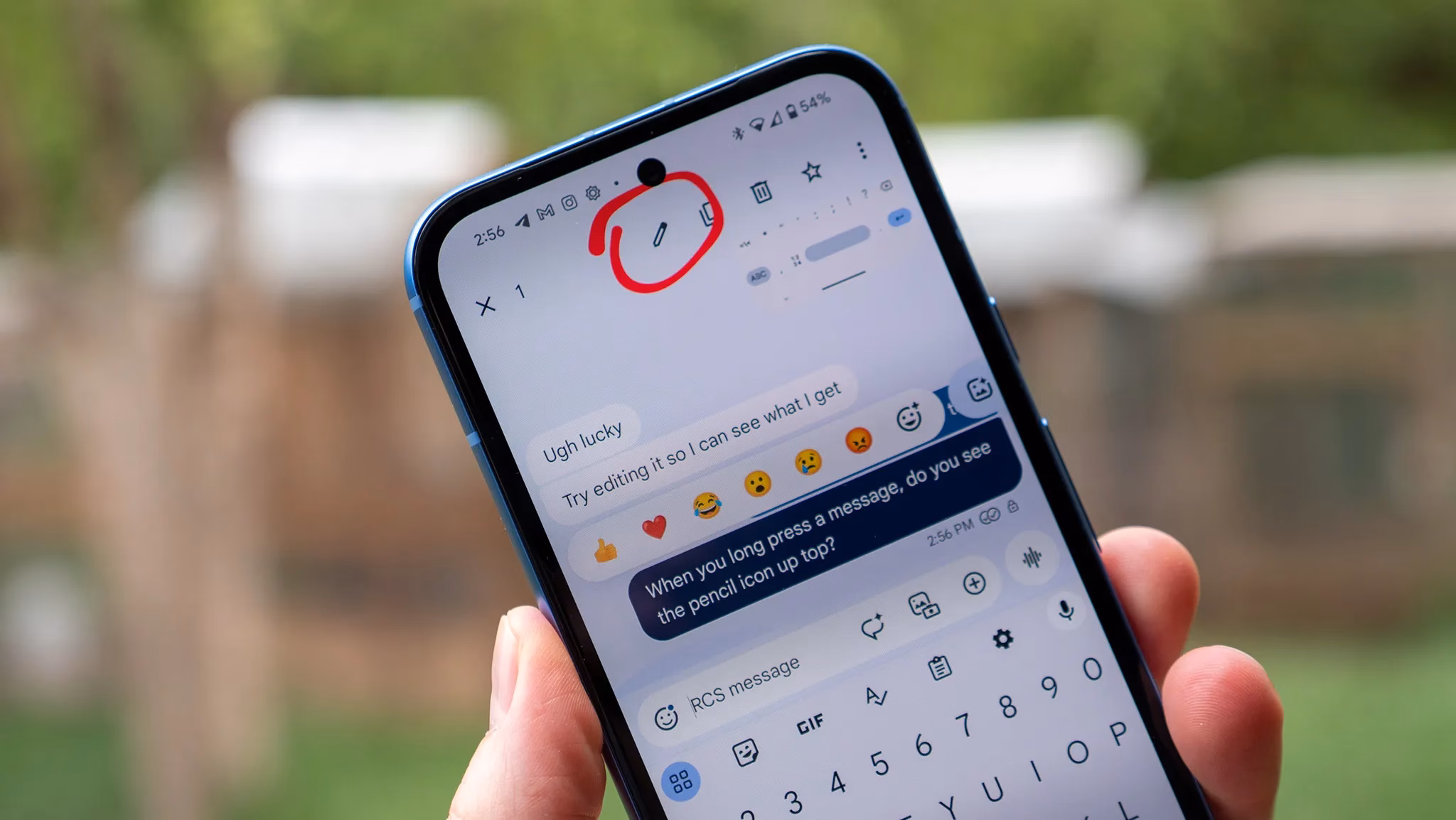 Editing RCS Messages sent to iPhones is now possible for some Android users