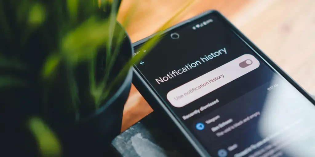 Notification History on Pixel 6