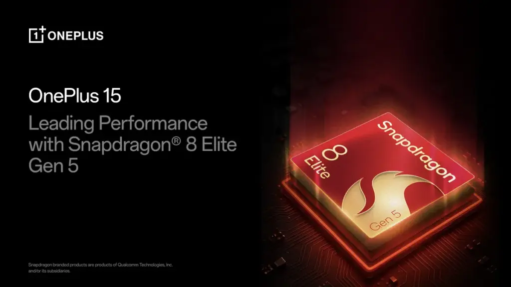 oneplus 15 with snapdragon 8 elite gen 5